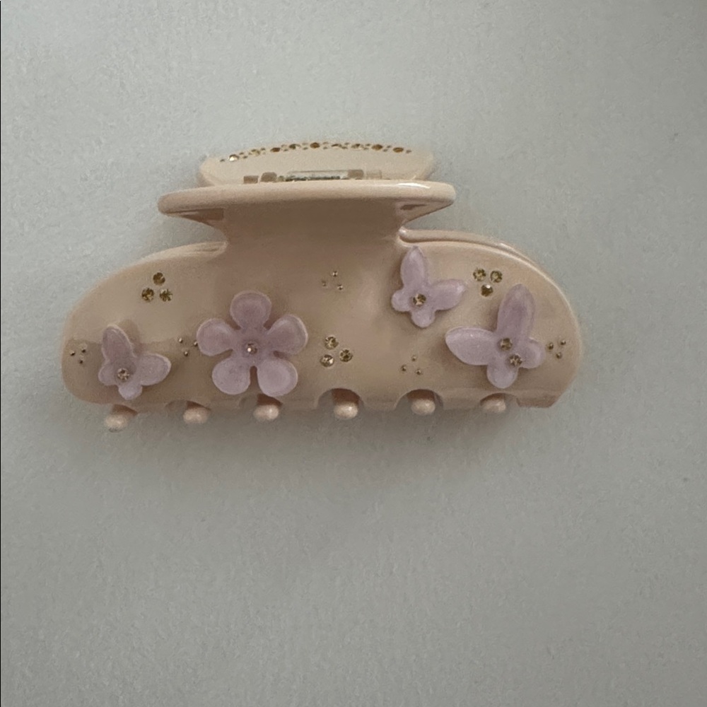 Emi Jay Sweetheart Hair Claw Clip ‘Pink Angel Food’ - Picture 3 of 5